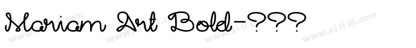 Mariam Art Bold字体转换